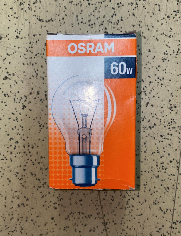 Osram 歐司朗 鎢絲燈膽燈泡 白熾燈 60w(釘膽)