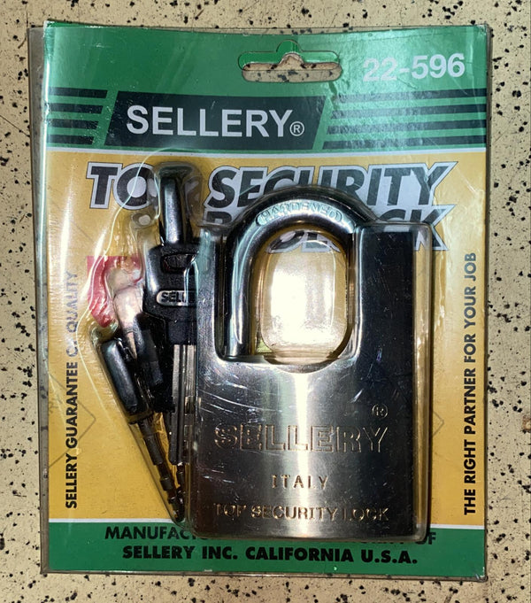 sellery 護耳鎖白鋼掛鎖頭 60mm