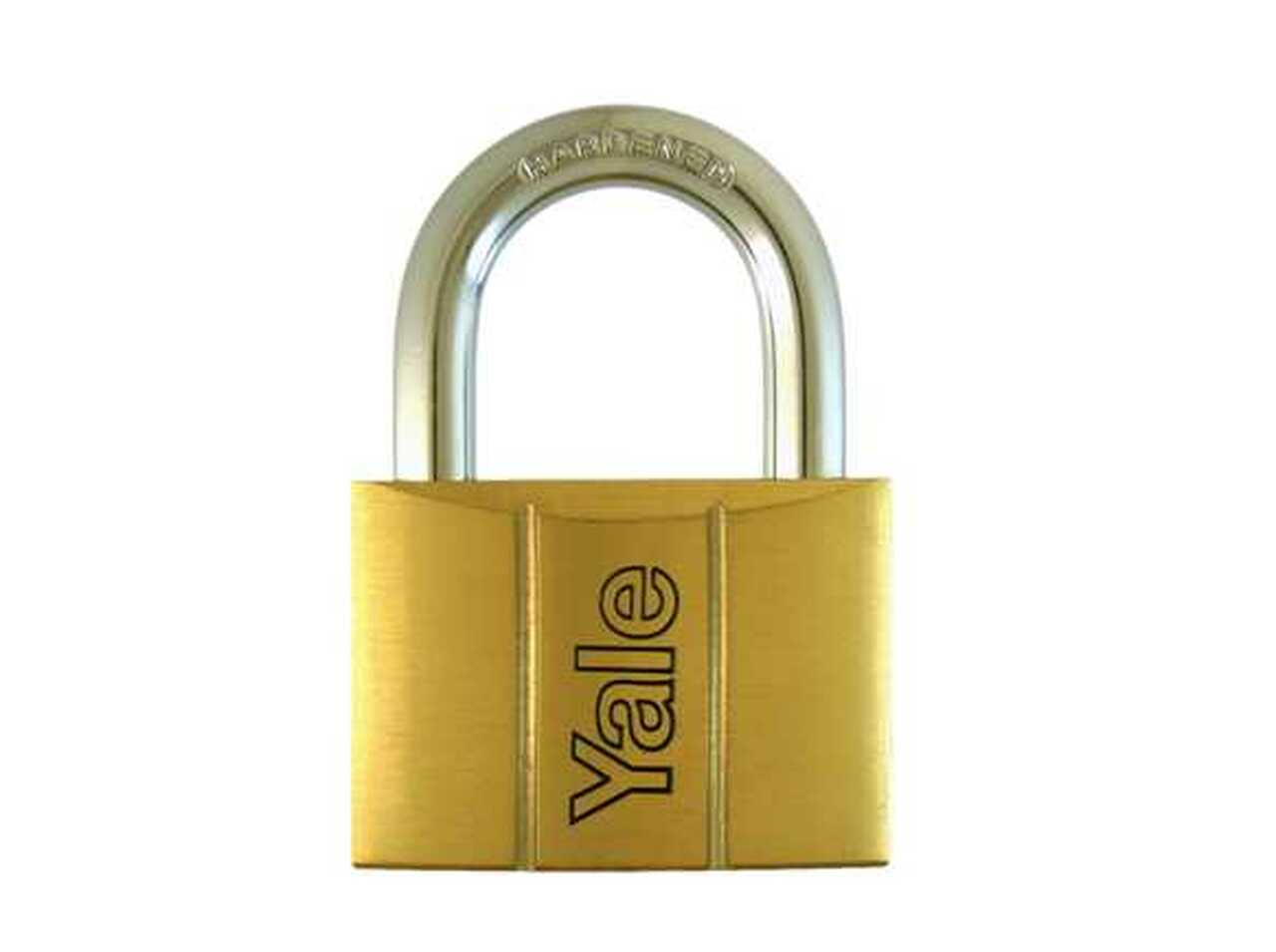 耶魯YALE Yale Brass 普通匙銅掛鎖銅掛鎖頭銅鎖 70mm – 國豐五金
