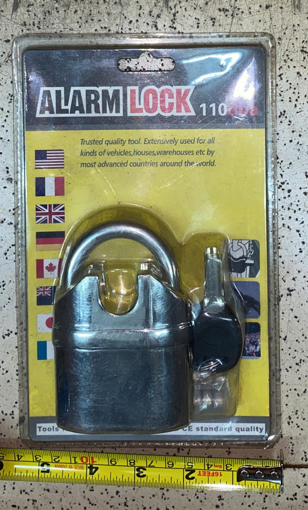 alarm lock 110Db警笛觸發安全防水防盜報警掛鎖