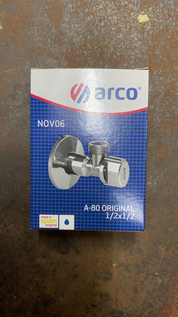 西班牙 ARCO 曲尺制 1/2"X3/8"X10 內牙 NV716