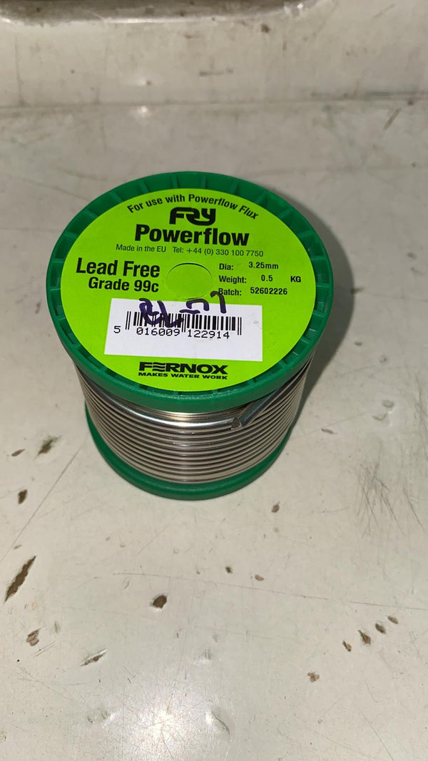 英國【FRY】無鉛錫綫/錫線 (焊接食水銅喉專用) POWERFLOW LEAD FREE SOLDER WIRE