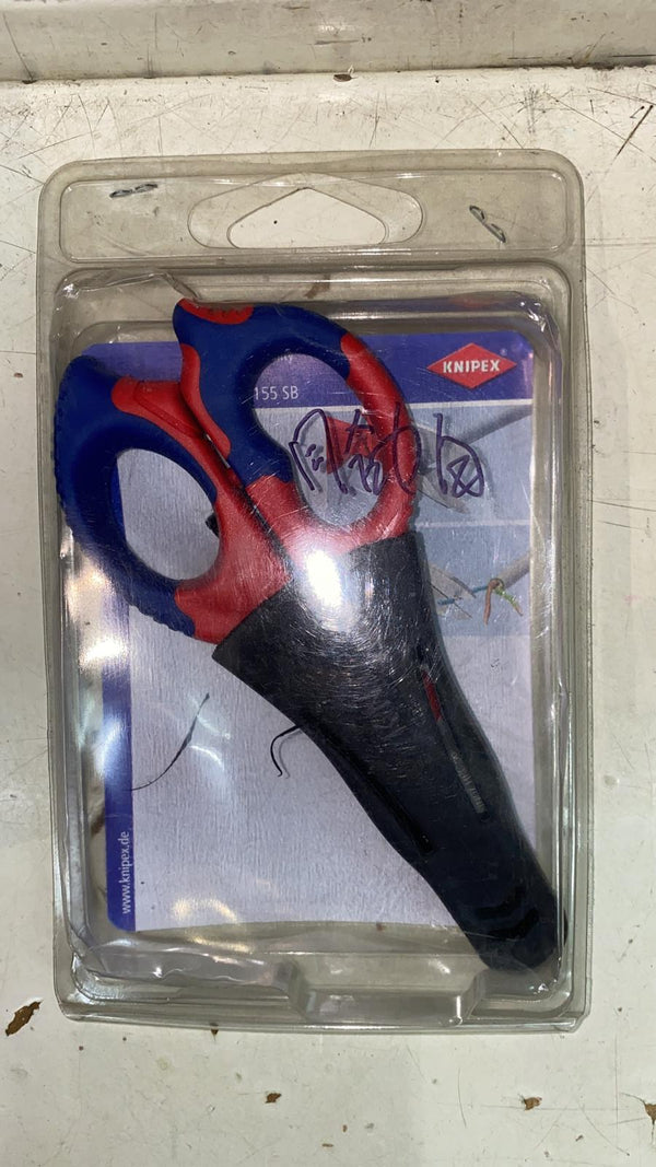 KNIPEX 95 05 155SB 德國K牌原裝貨 雙色握把剪刀 電纜剪 電工剪