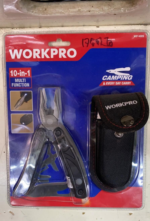 WORKPRO W014009 10-IN-1 MULTI-FUNCTION PLIERS十合一萬用鉗