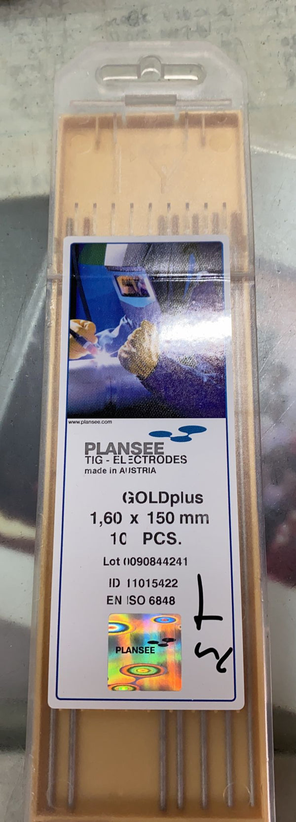 Plansee Gold plus 無輻射氬弧焊鎢針鎢極 1.0/1.6 / 2.0 /2.4mm