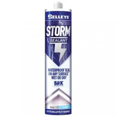 犀利牌 暴封/暴風膠 SELLEYS STORM SEALANT 290ml (黑色/透明/灰色)