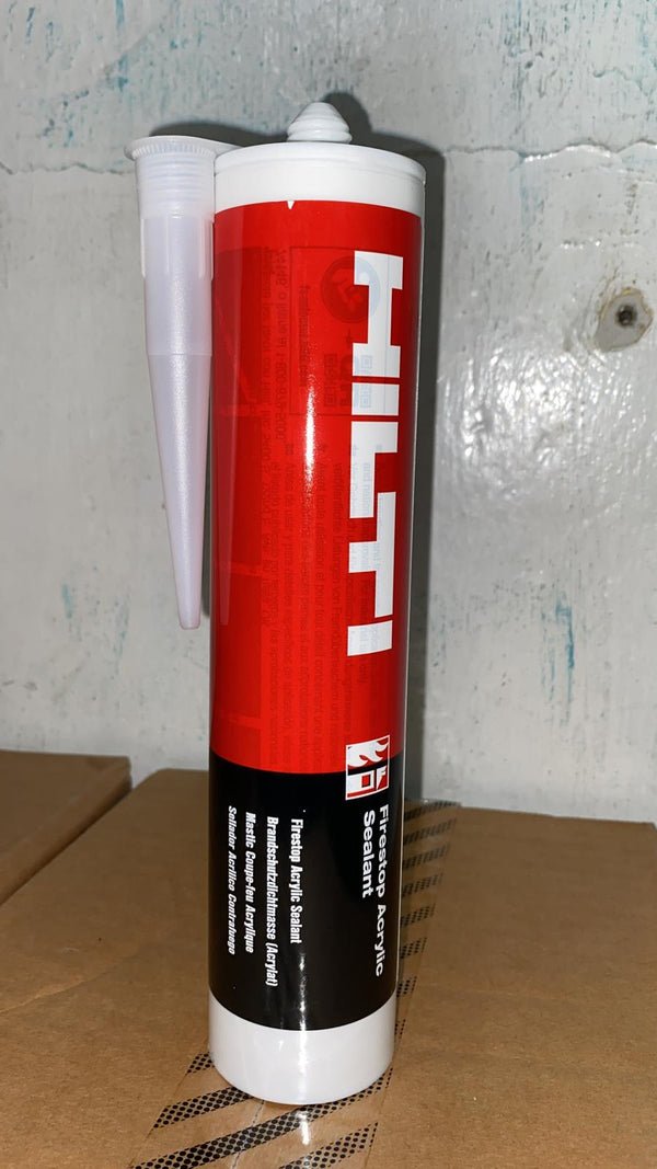 Hilti 防火 填縫膠  firestop Acrylic Sealant (白) CP 606 防火丙烯酸密封膠310ml