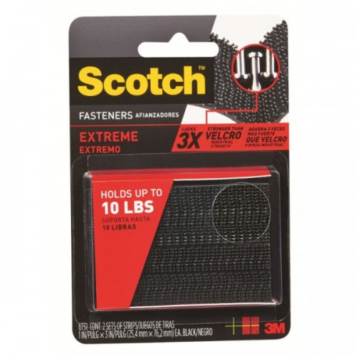 3M 思高超強力魔術貼-1" X 3'黑色 SCOTCH EXTREME FASTENER 1" X 3" BLACK