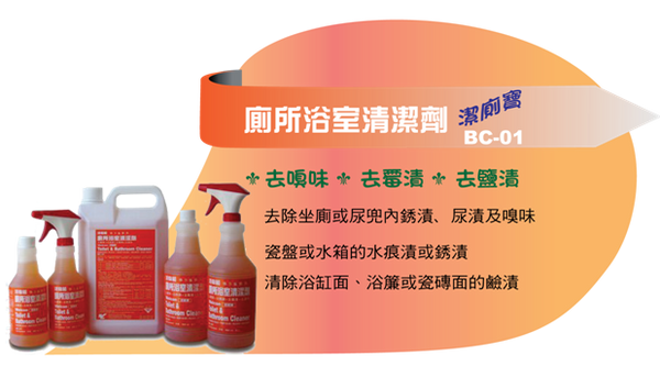 活奇能廁所浴室清潔劑 1支 (噴咀/無噴咀) 950ml