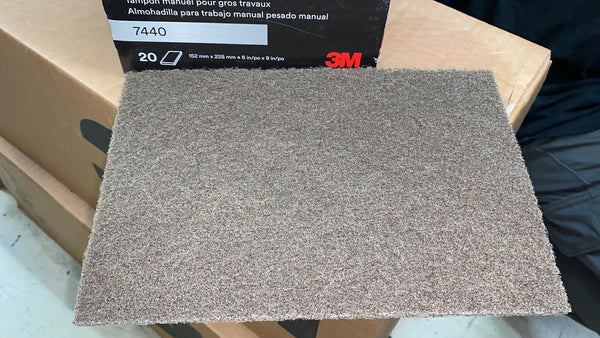 3M™ Scotch-Brite™ Heavy Duty Hand Pad 工業用(金色)百潔布7440/7440B