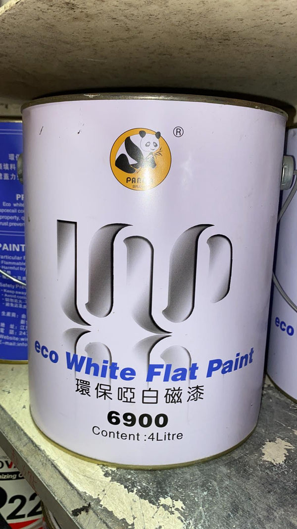 熊貓牌白色啞光漆 6900 (1L/4L)